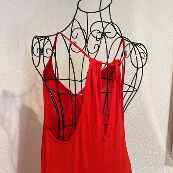 Splendid Women's Rayon Jersey Hilo Dress | Red | size L - Picture 7 of 10